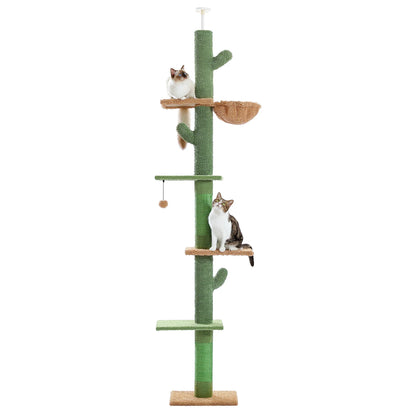 Pejam Adjustable 5 Tiers Cactus Floor to Ceiling Cat Tower