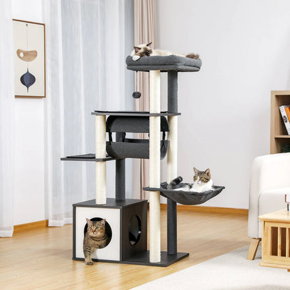 Pejam Cool Luxury Tunnel Modern Cat Tree