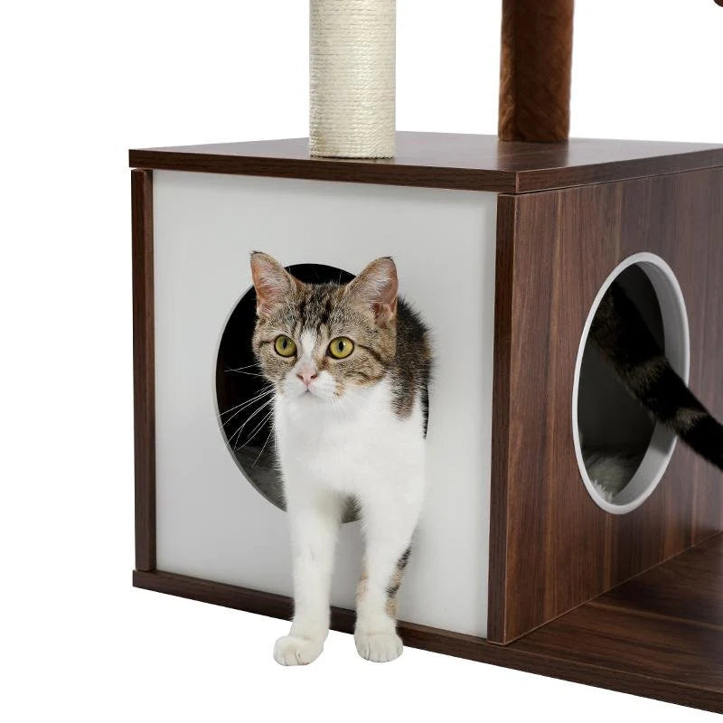 Pejam Cool Luxury Tunnel Modern Cat Tree