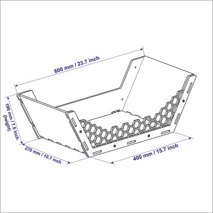 Beige Cat Wall Shelves Set 2 Hexagonal Shelves, 1 Wall Shelf Bed and 3 Steps