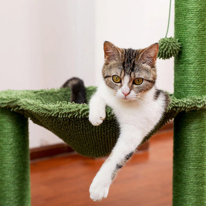 Pejam Cactus Hammock Cat Tree Scratcher