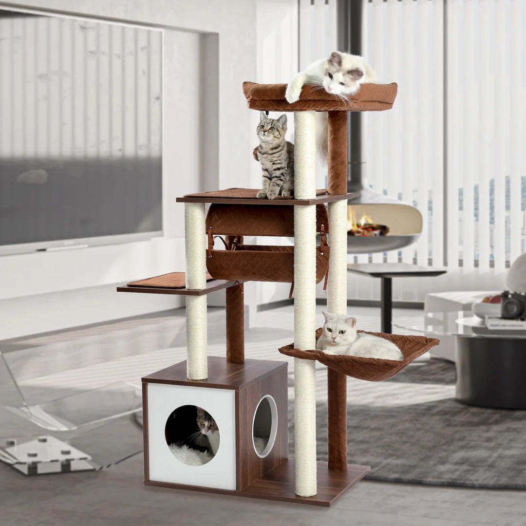 Pejam Cool Luxury Tunnel Modern Cat Tree