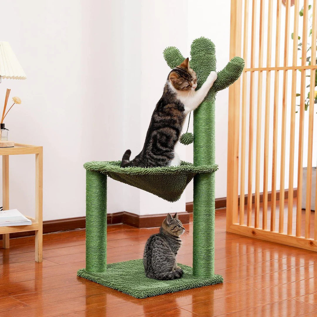 Pejam Cactus Hammock Cat Tree Scratcher