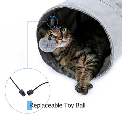 Pejam 3 Way Cat Play Tube Collapsible Cat Tunnel Toys