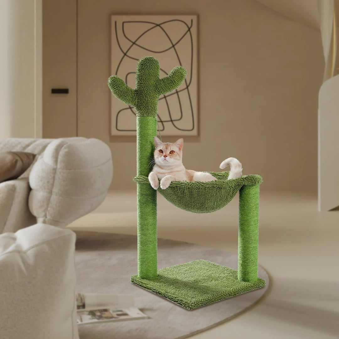 Pejam Cactus Hammock Cat Tree Scratcher