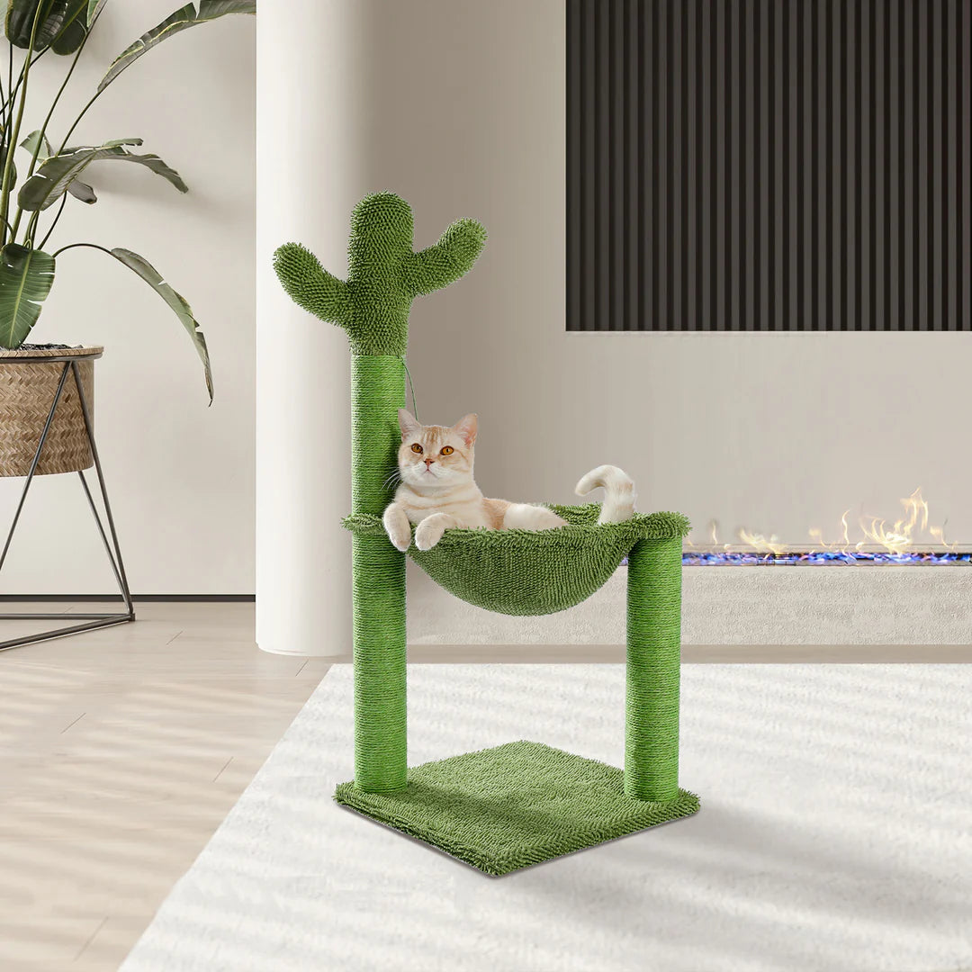 Pejam Cactus Hammock Cat Tree Scratcher